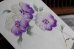 画像1: フランス　アンティークポストカード　紫のグラデーションが美しいお花 (1)