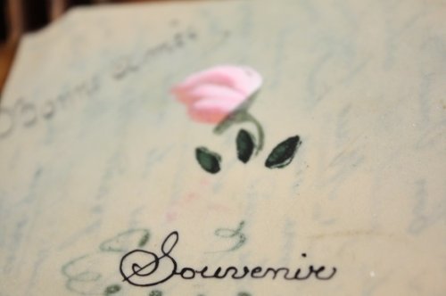 他の写真2: フランスアンティーク　セルロイド製のポストカード