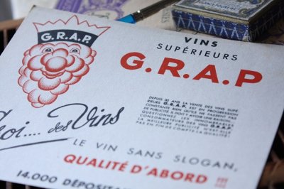 画像1: フランス　ビュバー(Buvard)　ワイン「G.R.A.P」