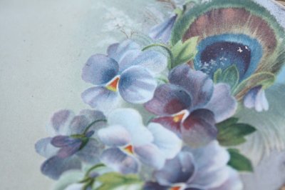 画像3: フランスアンティーク　クロモス・クロモカード　ビオラの花束