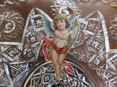 画像4: フランス　アンティーク　ダイカットのクロモ　天使