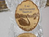 フランス アンティークラベル　eau de cologne triple