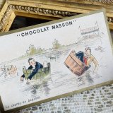 フランスアンティーク　クロモス　クロモカード　CHOCOLAT　MASSON