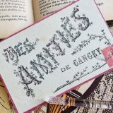 フランスアンティーク　ポストカード　mes amitiés