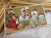 フランスアンティーククロモスクロモカードお人形遊びの画像