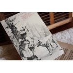 画像: フランス　アンティークポストカード　赤ずきんちゃんシリーズ2　未使用