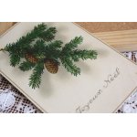 画像: フランス　アンティークポストカード　クリスマスの木のみ