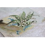 画像: フランス　アンティークポストカード　すずらんの花