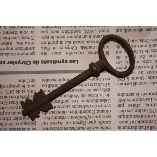 画像5: フランス アンティークキー 古い鍵 ラッキーアイテム (5)