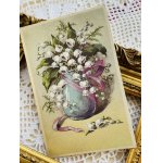 画像: フランス　アンティークポストカード　鈴蘭の花